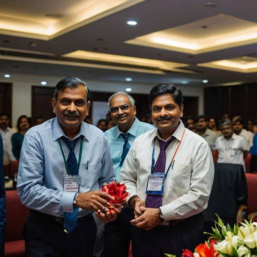 Knock Walk team conducting corporate Annual Day celebration